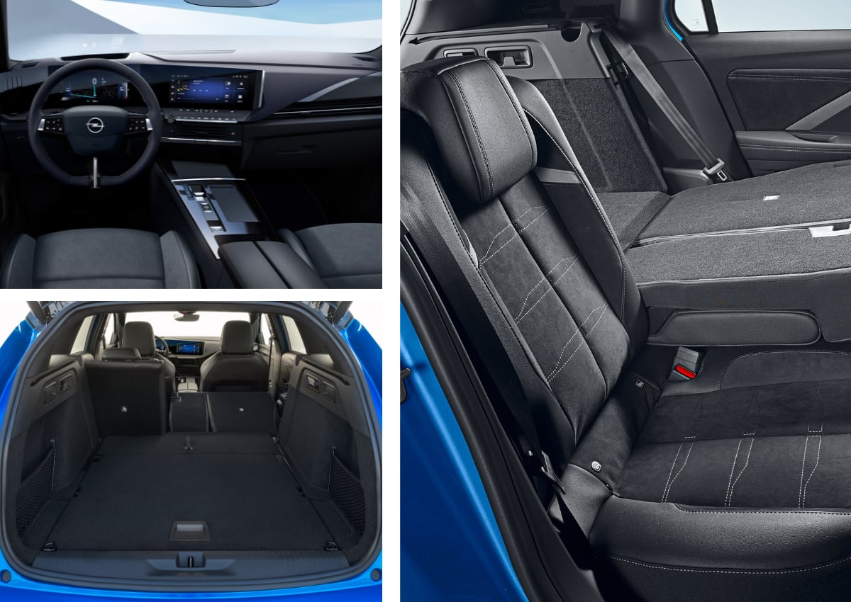 Das Interieur des Opel Astra Sports Tourer.