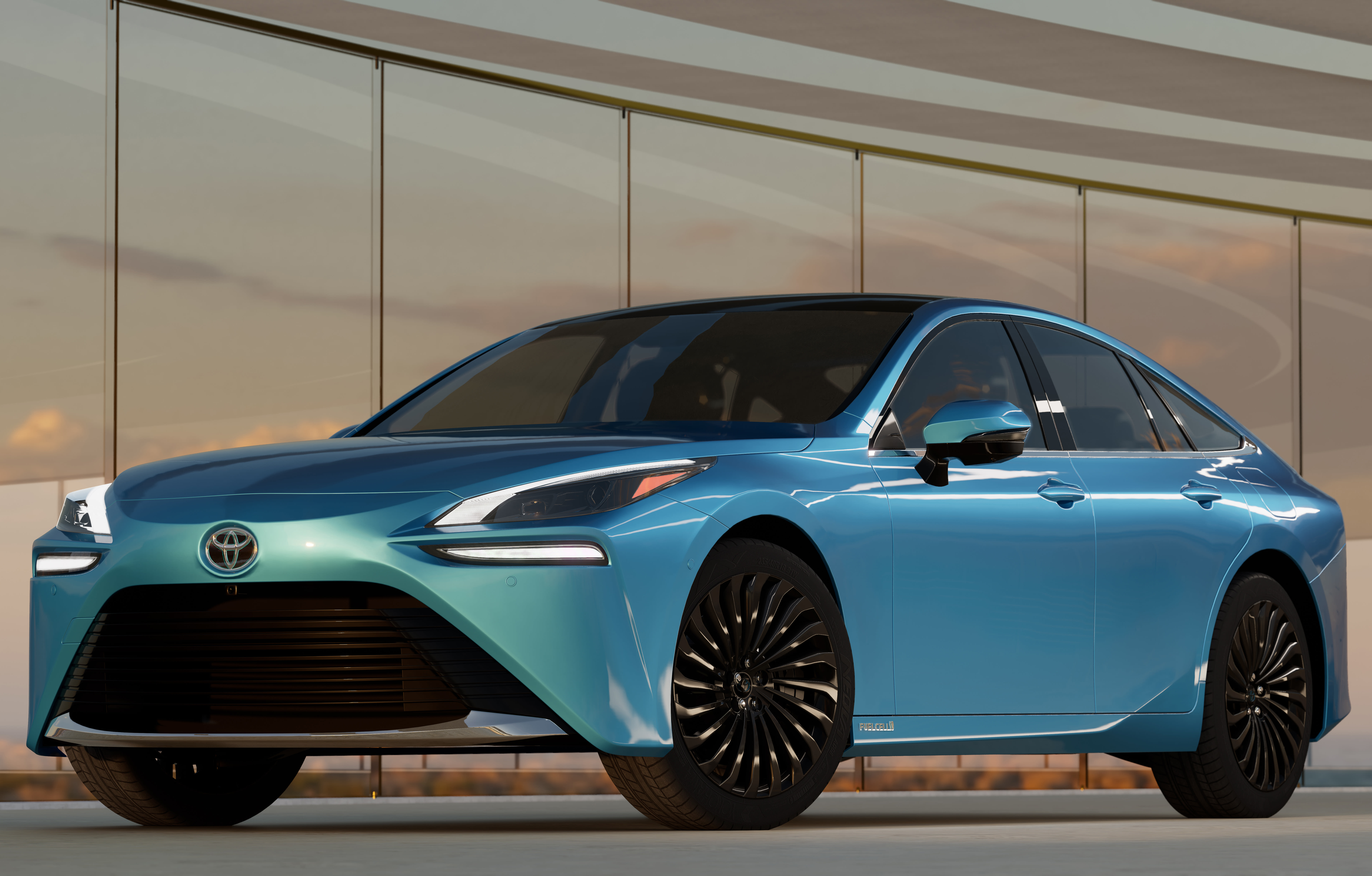 Ein Toyota Mirai.