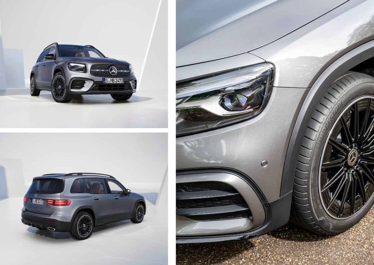 Das Exterieur des Mercedes GLB.