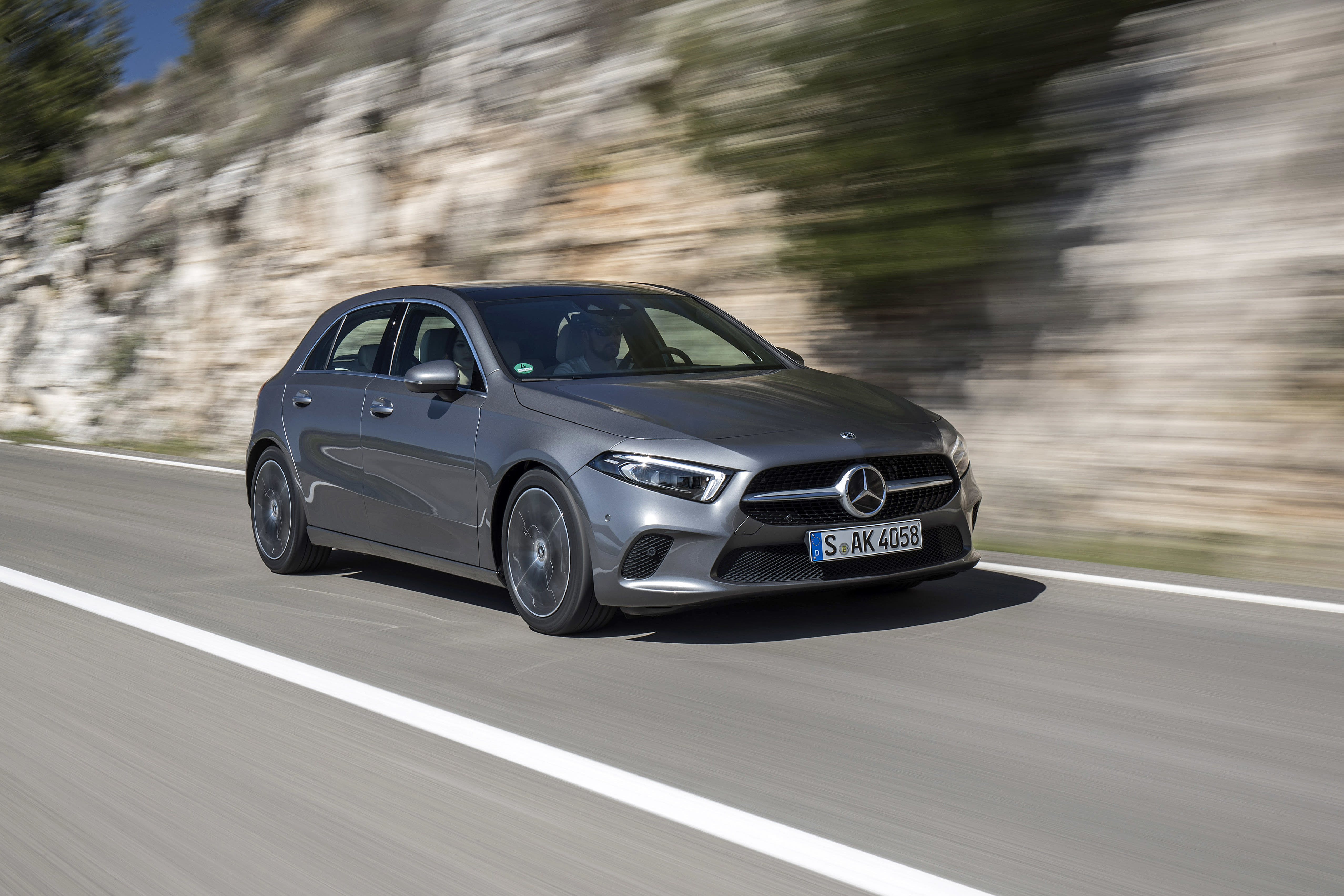 Eine Mercedes A-Klasse.