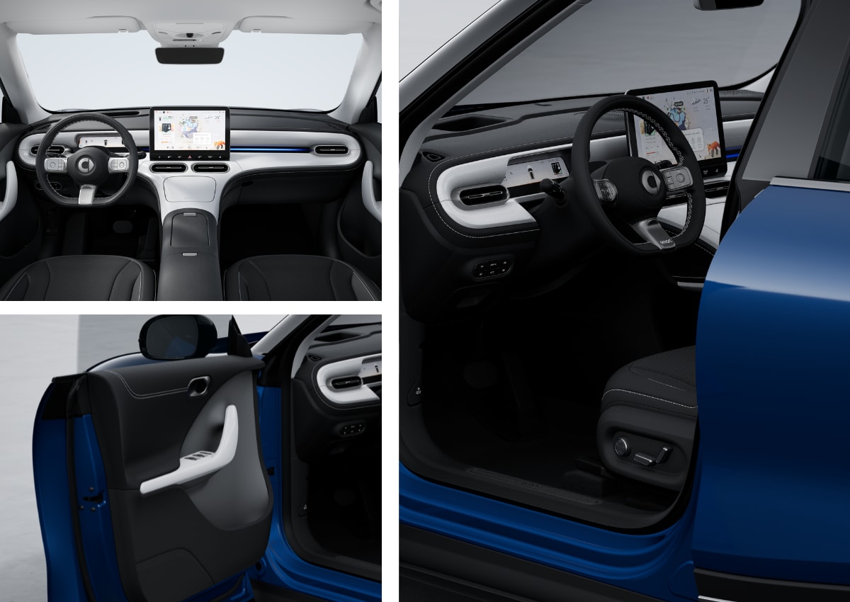 Das Interieur des smart #1.