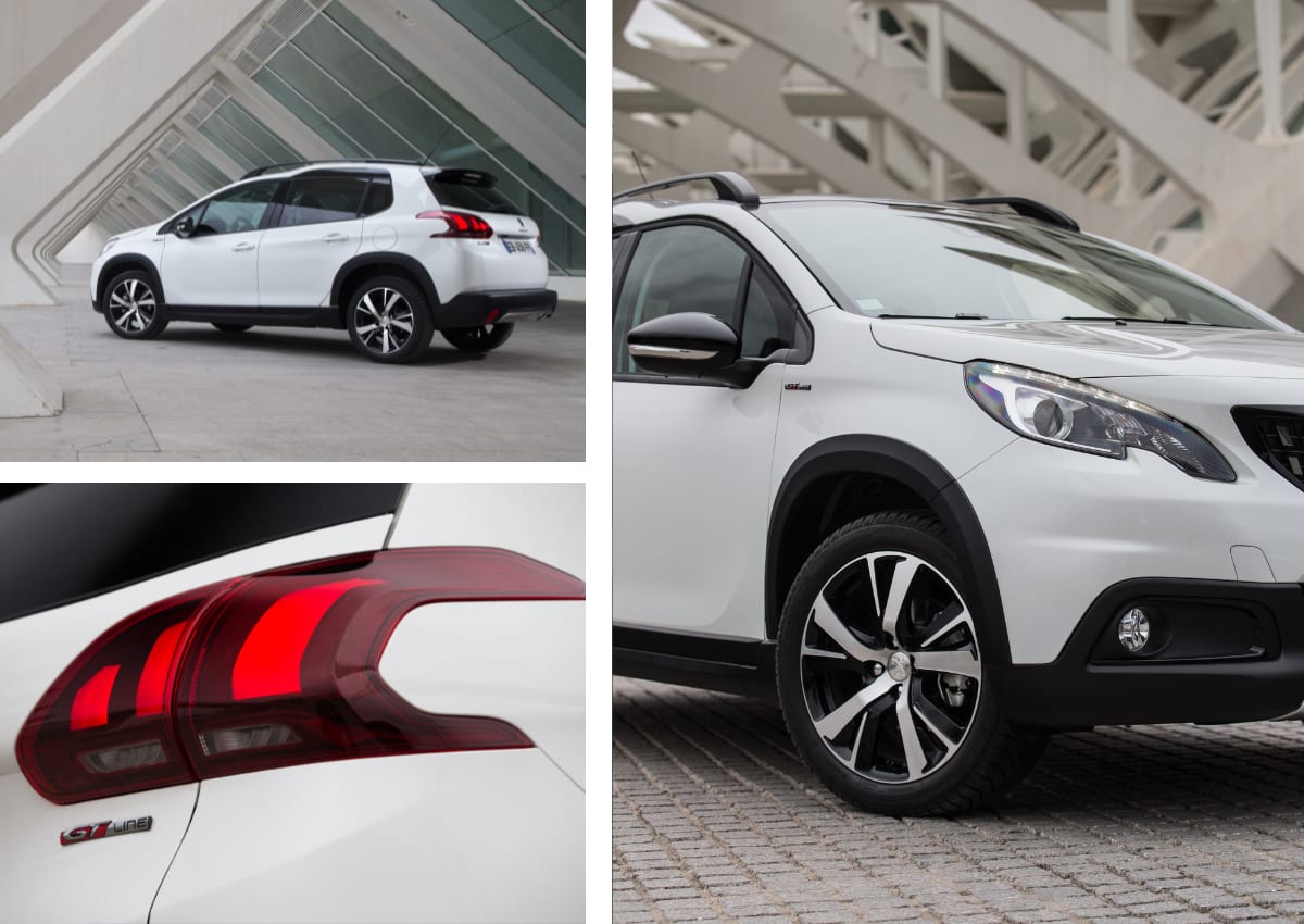 Das Exterieur des Peugeot 2008.