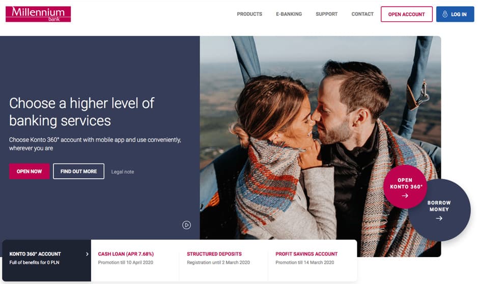 Millenium website