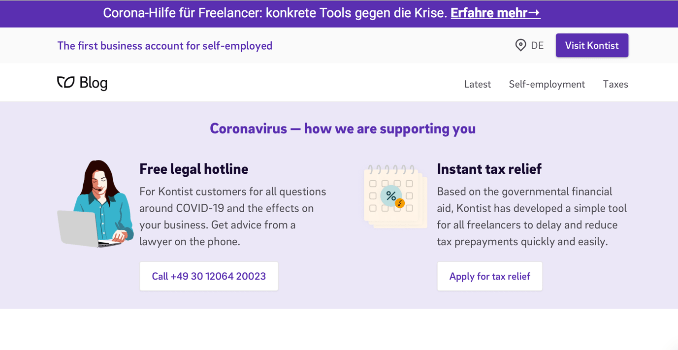 Coronavirus, supporting