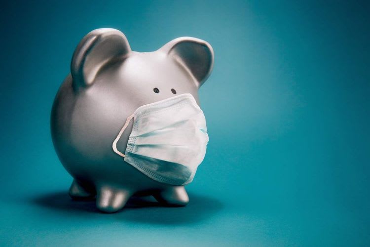 Corona virus pig mask