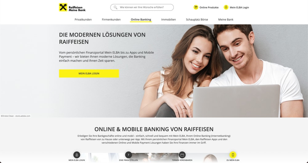 E-Banking Raiffeisen