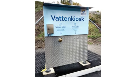Vi öppnar en vattenkiosk!