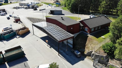 Solceller på Sjömansäng