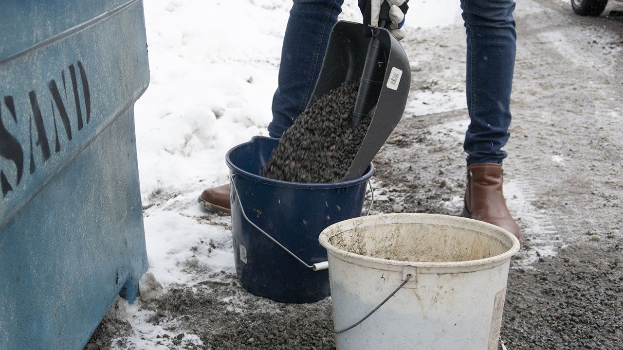 Gratis grus/sand till villaägare