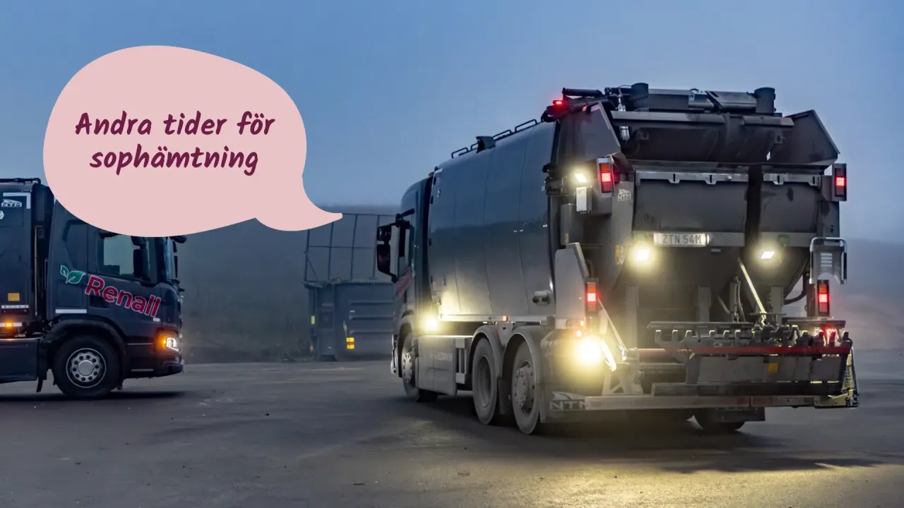 Sophämtning en dag tidigare för vissa – se om du är påverkad