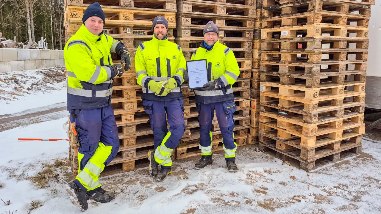 Rekord för EU-pallarna – över 15 000 kronor till Barncancerfonden