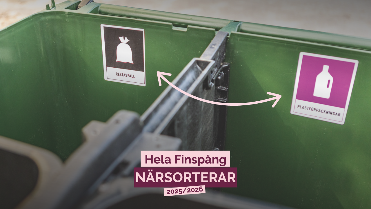 Restavfall och plastförpackningar byter plats i ditt sopkärl – märks om 
