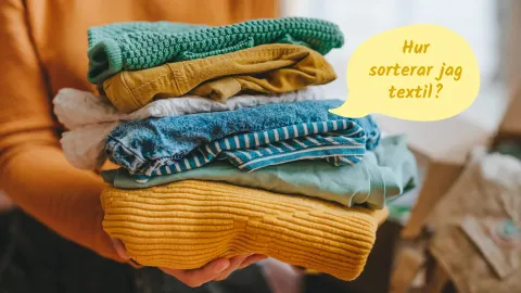 Så återvinner du dina textilier