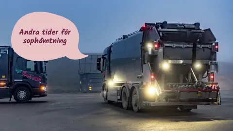 Sophämtning en dag tidigare för vissa – se om du är påverkad