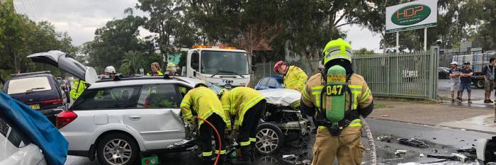 An image relating to the news item Multi Vehicle Crash