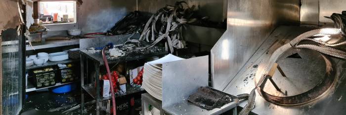 An image relating to the news item Restaurant Fire 