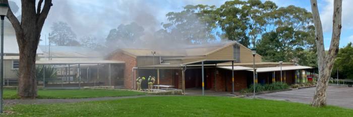 An image relating to the news item School Fire