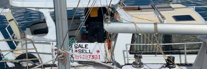 An image relating to the news item Sinking Yacht