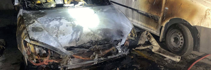 An image relating to the news item Car Fire 