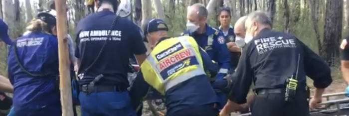 An image relating to the news item Mountain Bike Crash