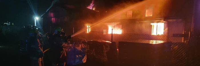 An image relating to the news item Large Shed Alight