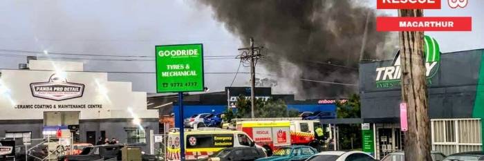 An image relating to the news item Revesby Fire