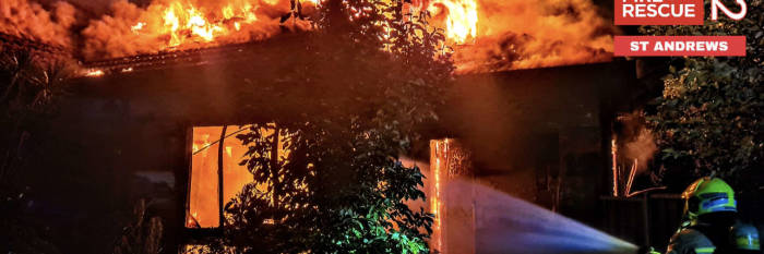 An image relating to the news item House fire