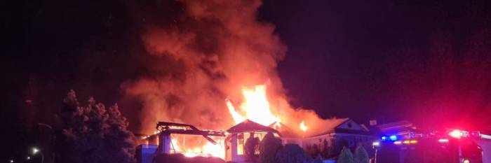 An image relating to the news item House severely damaged by fire 