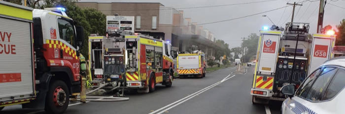 An image relating to the news item Person rescued from building fire