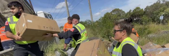 An image relating to the news item Truckload of RATs salvaged from crash