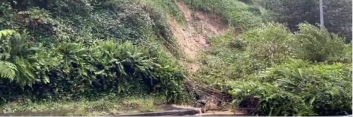 An image relating to the news item Multiple landslides 