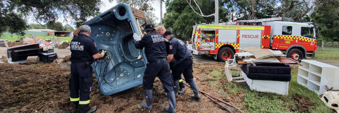 An image relating to the news item Fire and Rescue NSW continues flood clean-up 