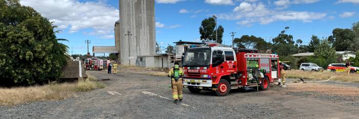 An image relating to the news item Weighbridge Fire