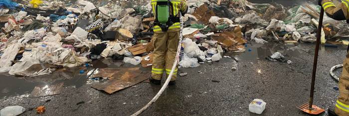 An image relating to the news item Waste Management Fire