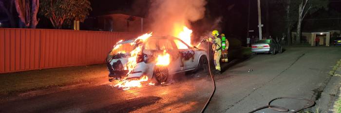 An image relating to the news item Car fire overnight in Girraween