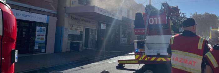 An image relating to the news item Shop fire in Vaucluse