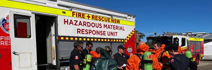 An image relating to the news item Firefighters declare 'all clear' on hazardous materials incident