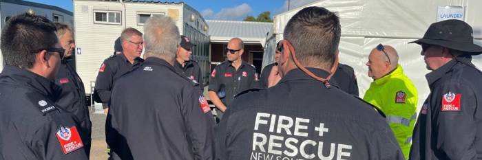 An image relating to the news item FRNSW Commissioner visits flood-impacted communities 