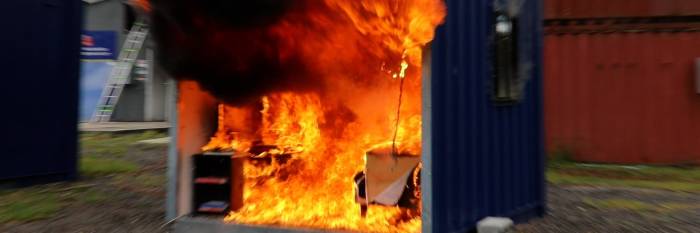 An image relating to the news item MEDIA ALERT: House fire demo reinforces the need to prioritise safety this Christmas 