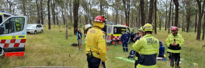 An image relating to the news item Fire and Rescue NSW crews attend skydiving mishap