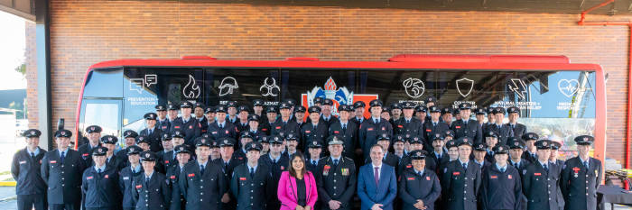 An image relating to the news item ***VISION ALERT***
GRADUATION DAY FOR MORE THAN
250 NEW FIRE AND RESCUE NSW FIREFIGHTERS