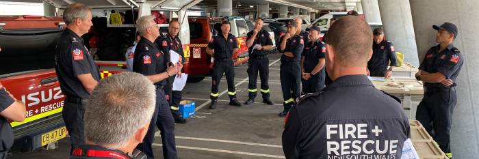 An image relating to the news item Fire and Rescue NSW deploys strike teams to South Coast flood zone 