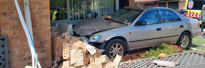 An image relating to the news item Fire and Rescue NSW responds to car into retirement units on Central Coast  