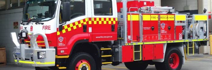 An image relating to the news item New Bushfire Tanker to protect Lake Macquarie