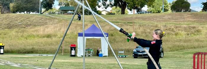 An image relating to the news item Central Coast crew dominates regional firefighting championships 