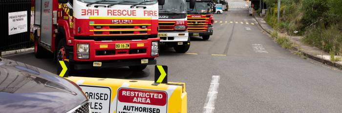 An image relating to the news item Fire and Rescue NSW responds to major HAZMAT incident