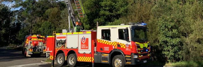 An image relating to the news item New $2.5m Aerial Platform arrives at Hornsby Fire Station