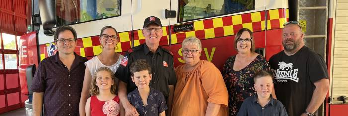 An image relating to the news item Fire and Rescue NSW farewells 50-year firefighting veteran