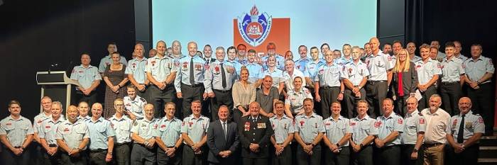 An image relating to the news item Central Coast Firefighters honoured for dedicated and brave service 