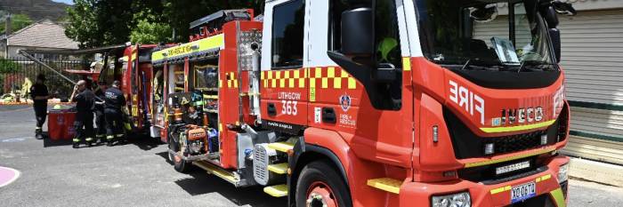 An image relating to the news item New $470,000 firefighting truck for Lithgow